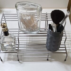 Silver Metal Organizing Racks (2)